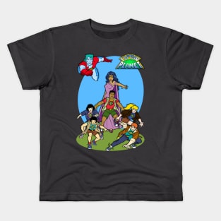 Captain Planet Group 2 Kids T-Shirt